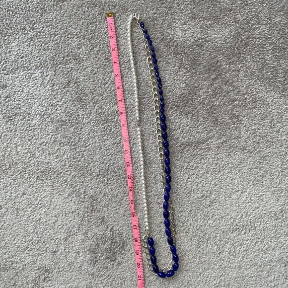 Faux Pearl Chain Necklace - Picture 7 of 7